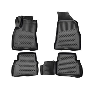 RAM PROMASTER CITY Floor Mats - Omac - Rubber TPE - Black - '15-'22 RAM PROMASTER CITY Floor Mats - Omac - Rubber TPE - Black - '15-'22